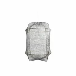 Ay Illuminate Hanglamp Z1 Zwart Sisal Net Grijs ø67x100cm