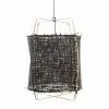 Ay Illuminate Hanglamp Z2 Blond Bamboe Zwart Karton ø67x100cm