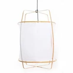 Ay Illuminate Hanglamp Z2 Blond Frame Met Wit Katoen ø67x100cm