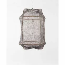 Ay Illuminate Hanglamp Z2 Blond Sisal Net Grijs ø67x100cm