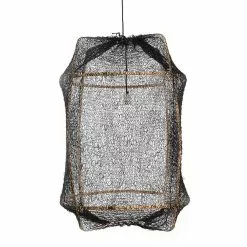 Ay Illuminate Hanglamp Z2 Blond Sisal Net Zwart ø67x100cm