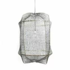 Ay Illuminate Hanglamp Z5 Zwart Sisal Net Grijs ø42x57cm