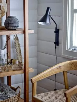 Bloomingville Edil Wandlamp - Zwart -LAMPEN Winkel bloomingville edil wandlamp zwart 3