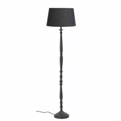 Bloomingville Vloerlamp Hout - Zwart
