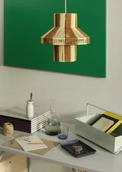 Broste Copenhagen Diana Lampenkap Bruin Ø28cm - 70195005 -LAMPEN Winkel broste copenhagen diana lampenkap bruin 28cm 70195 1