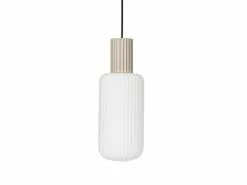 Broste Copenhagen Lolly Hanglamp Zand - Ø16XH43cm