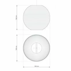 Graypants Arcturus Hanglamp Wit Karton Ø163x163cm -LAMPEN Winkel graypants arcturus hanglamp wit karton 163x163cm 3