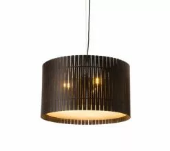 Graypants D6 Drum Hanglamp Espresso Ø55x32cm -LAMPEN Winkel graypants d6 drum hanglamp espresso 55x32cm 1