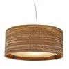 Graypants Drum18 Hanglamp Bruin Karton Ø45x21cm
