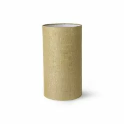 HKliving Cylinder Lampenkap Jute - Jade Groen