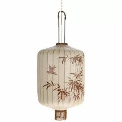 HKliving Lantaarn Lamp L Créme 42x42x92cm