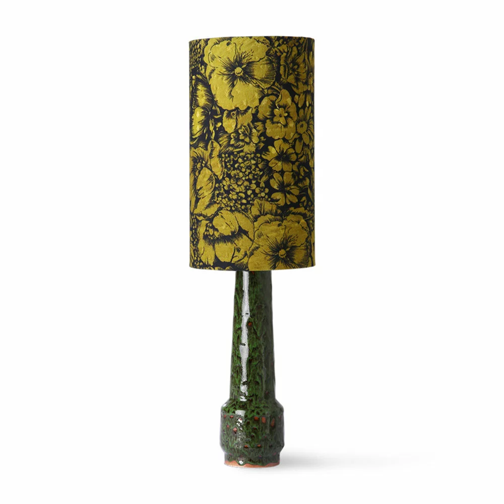 HKliving Printed Cylinder Lampenkap - Floral 5 HKliving Printed Cylinder Lampenkap - Floral - Afbeelding 5