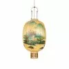 HKliving Traditionele Lantaarn Lamp Met Landschap Painting - Large