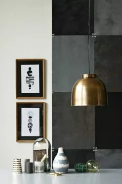 House Doctor Bowl Hanglamp Messing -LAMPEN Winkel house doctor bowl hanglamp messing 1