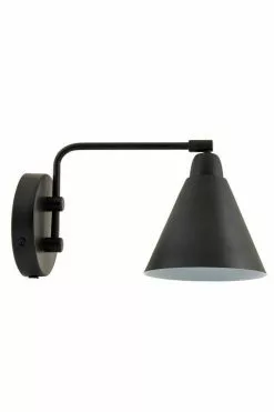 House Doctor Game Wandlamp Zwart Wit Metaal
