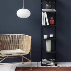 House Doctor Opal Hanglamp Messing Met Wit Glazen Kap -LAMPEN Winkel house doctor opal hanglamp messing met wit glazen 2