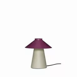 Hubsch Chipper Tafellamp Zand/burgundy - 961615