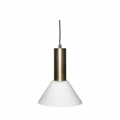 Hubsch Contrast Hanglamp Geborsteld Messing - 961611