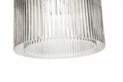 Hubsch Hanglamp Glas/metaal - Clear/nickel -LAMPEN Winkel hubsch hanglamp glas metaal clear nickel 3