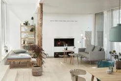 Hubsch Vloerlamp Messing Met Lichtbron 78x28xh150cm -LAMPEN Winkel hubsch vloerlamp messing met lichtbron 78x28xh150c 2