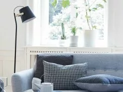 Hubsch Vloerlamp Zwart Messing 25x36xh140cm -LAMPEN Winkel hubsch vloerlamp zwart messing 25x36xh140cm 4