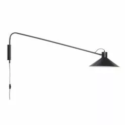 Hubsch Wandlamp Ijzer - Zwart
