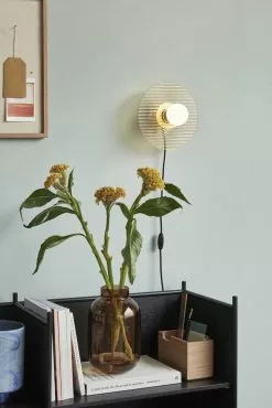 Hubsch Wandlamp Metaal/glas - Messing -LAMPEN Winkel hubsch wandlamp metaal glas messing 2