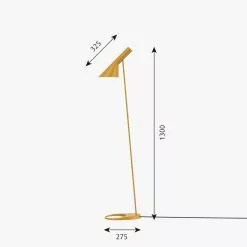 Louis Poulsen AJ Staande Lamp Okergeel - 5744169736 -LAMPEN Winkel louis poulsen aj staande lamp okergeel 5744169736 1