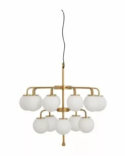 Nordal Palma Kroonluchter Wit/goud - 19401