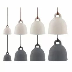Normann Copenhagen Bell Medium Hanglamp Grijs -LAMPEN Winkel normann copenhagen bell medium hanglamp grijs 1