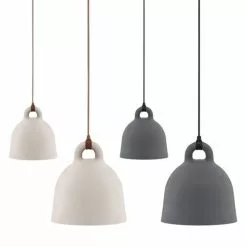 Normann Copenhagen Bell Small Hanglamp Zand -LAMPEN Winkel normann copenhagen bell small hanglamp zand 2