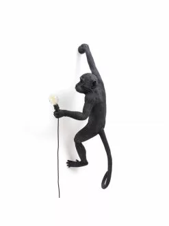 Seletti Monkey Lamp Hanging Right - Zwart -LAMPEN Winkel seletti monkey lamp hanging right zwart 1