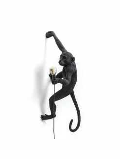 Seletti Monkey Lamp Hanging Right - Zwart -LAMPEN Winkel seletti monkey lamp hanging right zwart 3