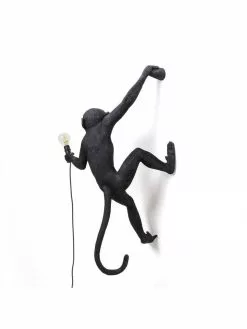 Seletti Monkey Lamp Hanging Right - Zwart -LAMPEN Winkel seletti monkey lamp hanging right zwart 6
