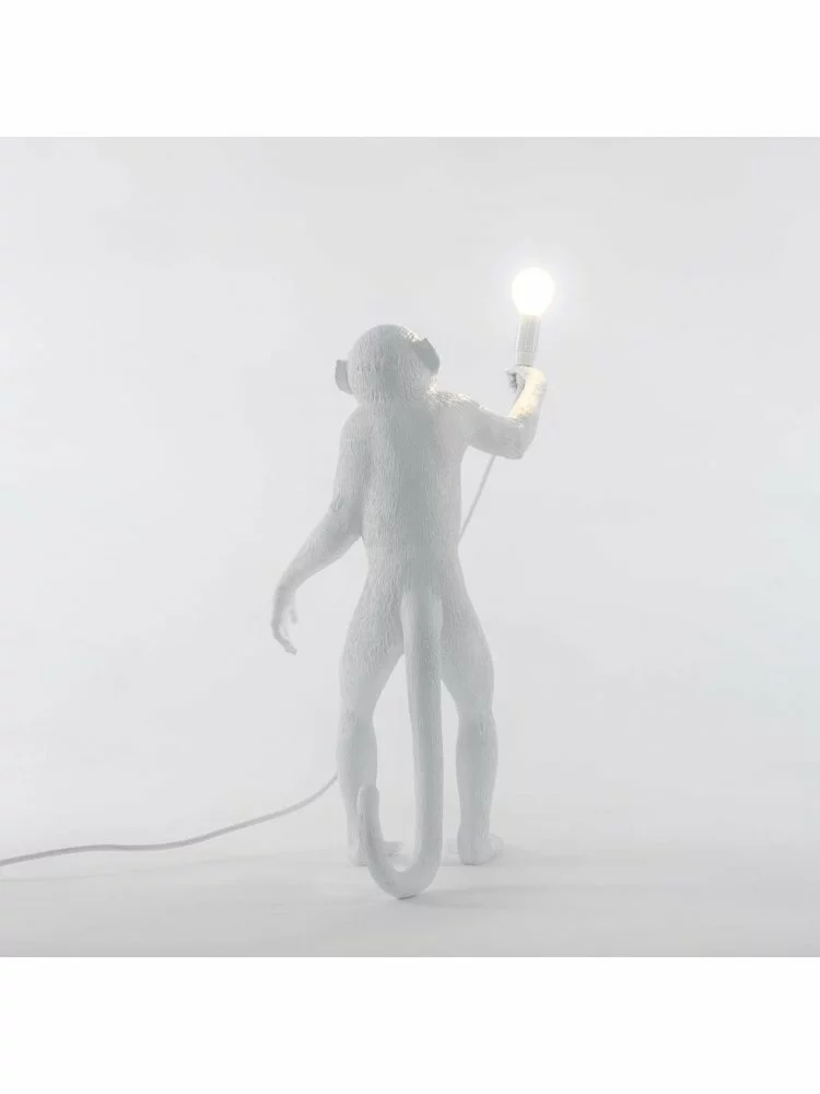 Seletti Monkey Lamp Standing - Wit 8 Seletti Monkey Lamp Standing - Wit - Afbeelding 8