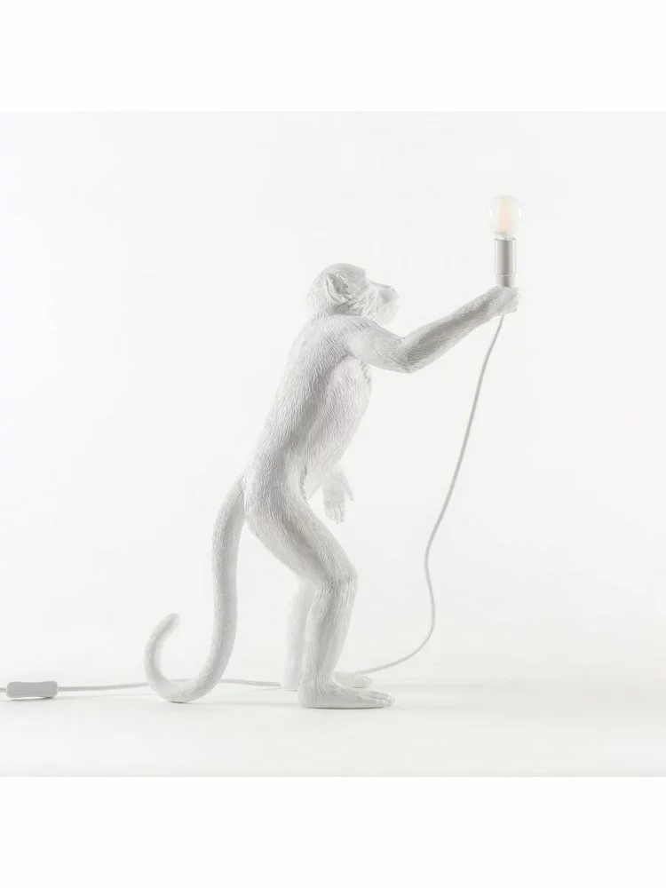 Seletti Monkey Lamp Standing - Wit 10 Seletti Monkey Lamp Standing - Wit - Afbeelding 10