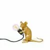 Seletti Mouse Lamp Mac - Goud