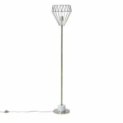 Beliani MOONI - Staande Lamp-Messing-Metaal
