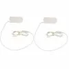 Merkloos 2x Mini Micro 10 Lamp LED Verlichting Op Batterijen - Lichtsnoeren