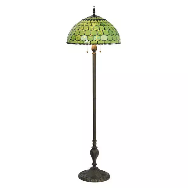 Clayre & Eef LumiLamp Tiffany Vloerlamp Ø 51x165 Cm Groen Glas Staande Lamp Groen Staande Lamp 1 Clayre & Eef LumiLamp Tiffany Vloerlamp Ø 51x165 Cm Groen Glas Staande Lamp Groen Staande Lamp
