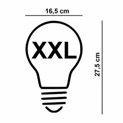 Highlight Lamp LED XXL Deuk 16,5x27,5 Cm 6W 100 LM 2200K DIM Rook -LAMPEN Winkel 2530336 f6b00908