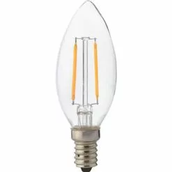 BES LED LED Lamp - Kaarslamp - Filament - E14 Fitting - 4W - Warm Wit 2700K