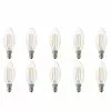 BES LED LED Lamp 10 Pack - Kaarslamp - Filament - E14 Fitting - 4W - Warm Wit 2700K
