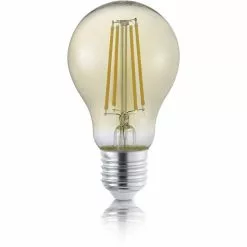 BES LED LED Lamp - Filament - Trion Limpo - E27 Fitting - 8W - Warm Wit 2700K - Dimbaar - Amber - Glas
