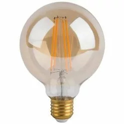 BES LED LED Lamp - Facto - Filament Rustiek Globe - E27 Fitting - 5W - Warm Wit 2700K