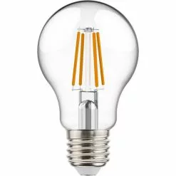 BES LED LED Lamp - Sanola Yvoni - Filament - E27 Fitting - 4W - Warm Wit 2700K - Transparent Helder - Glas