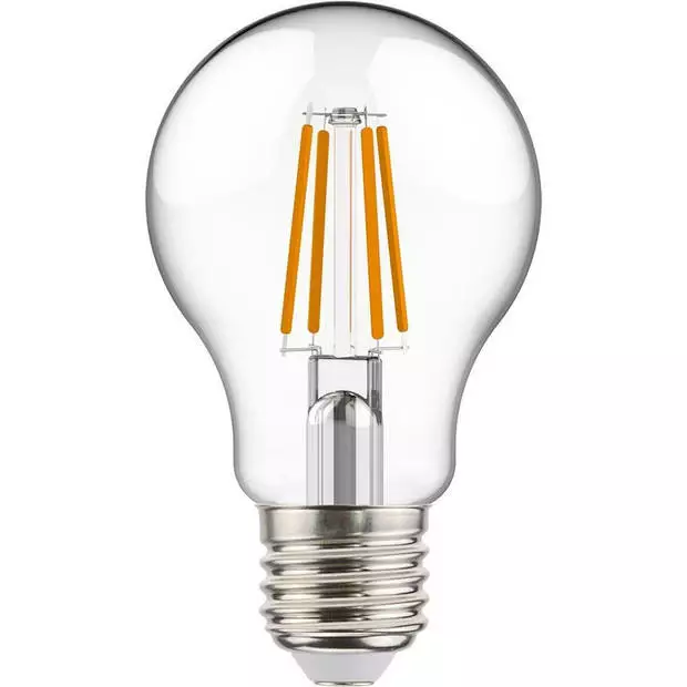BES LED LED Lamp - Sanola Yvoni - Filament - E27 Fitting - 4W - Warm Wit 2700K - Transparent Helder - Glas 1 BES LED LED Lamp - Sanola Yvoni - Filament - E27 Fitting - 4W - Warm Wit 2700K - Transparent Helder - Glas