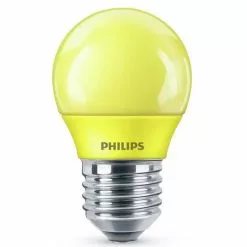 Philips LED Lamp E27 3,1W Geel