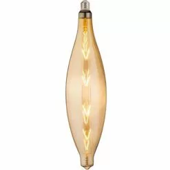 BES LED LED Lamp - Design - Elipo XL - E27 Fitting - Amber - 8W - Warm Wit 2200K