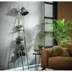 Livin24 Industriële Wandrek Lamp Tyron Oud Zilver. -LAMPEN Winkel 3238337 3f21417d